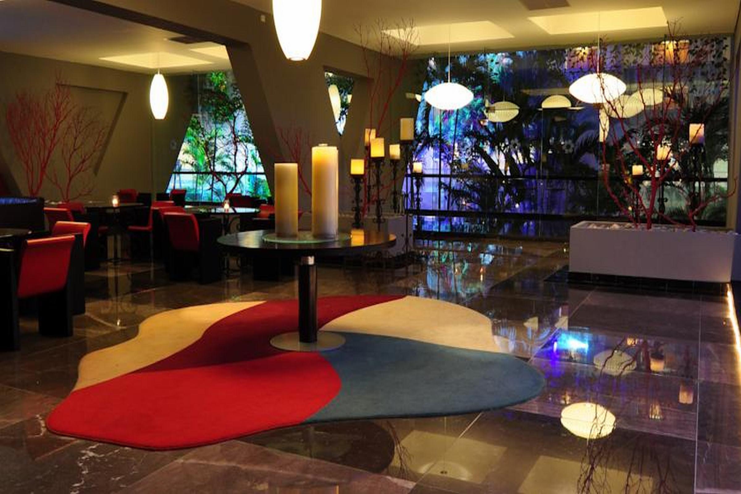 Grand Oasis Cancún Exterior foto The lobby of the hotel