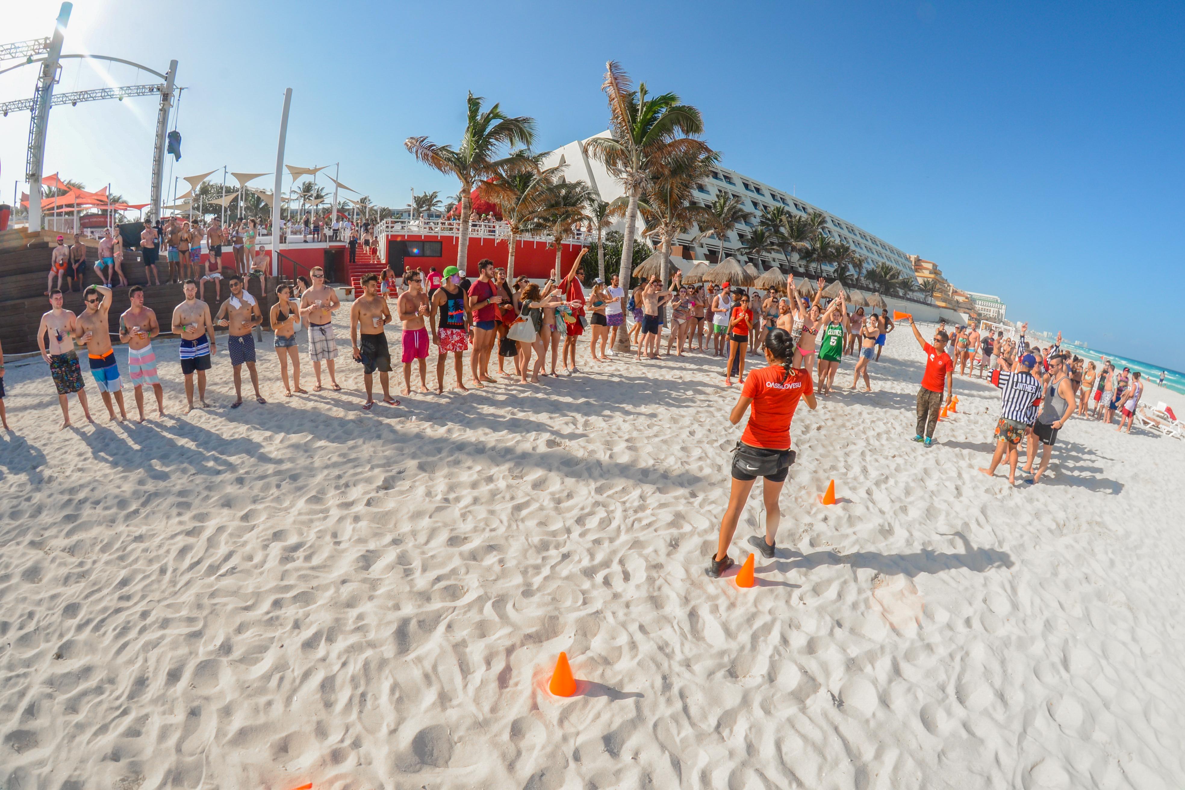 Grand Oasis Cancún Exterior foto 2014 Beach Soccer Championship